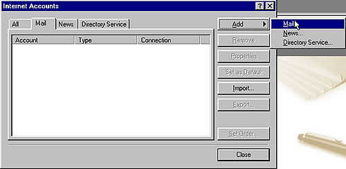 Setting up Outlook Express - Step 2