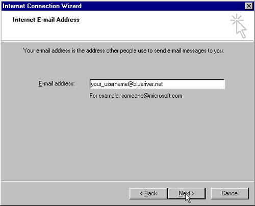 Setting up Outlook Express - Step 4