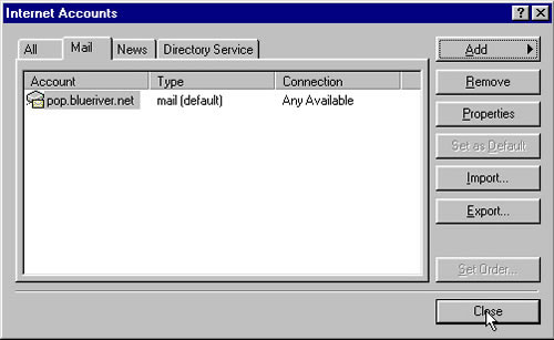Setting up Outlook Express - Step 8